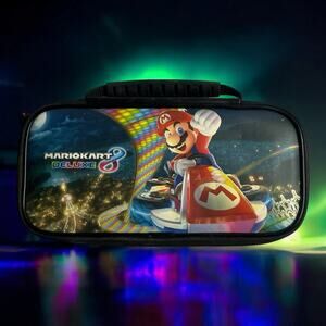 Nintendo Switch Mario Kart 8 Deluxe Carrying Travel Case Holder Portable Only